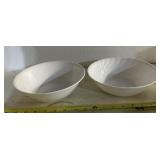 (2)CORELLE SERVING DISHES-ASSORTED