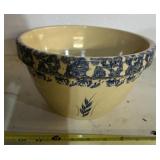 RANSBOTTOM/"ROSEVILLE, OHIO" POTTERY 9" BOWL/WHEAT