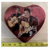 "ELVIS" COLLECTOR TIN-"HEART SHAPED PLAYING
