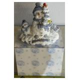 HOLIDAY/SEASONAL DECOR-"SNOWMEN"/NIB