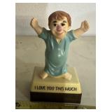 MUSICAL DECOR ITEM-"I LOVE YOU THIS MUCH"/WORKS
