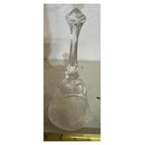 COLLECTIBLE GLASS BELL-"CLEAR/24% LEAD CRYSTAL"