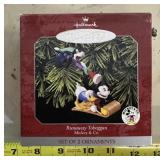 "HALLMARK" ORNAMENT-"MICKEY & COMPANY"/ON SLED/NIB