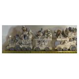 SEASONAL DECOR ITEM-TRAIN/IOB/CHECK OUT THE PIC