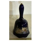 COLLECTIBLE BELL-BLUE/BIRD DESIGN