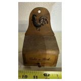 WOODEN TOOTHPICK HOLDER-"VICTOR GOLDMAN INC."