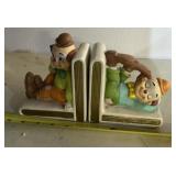 "LEFTON" BOOKENDS-"CLOWNS"