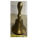 VINTAGE BRASS BELL-APPROX. 15" TALL/DOES MNEED A