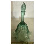 COLLECTIBLE GLASS BELL-GREEN
