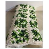 HANDCRAFTED AFGHAN/THROW-APPROX. 5