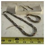 LADIES NECKLACE/BRACELET/EARRINGS SET