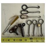 VINTAGE SHOE LACE HOOKS & MORE-CHECK OUT THE PIC