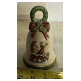 VINTAGE MUSICAL BELL DECOR-"SANTA"/WORKS