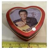"ELVIS" COLLECTOR TIN-"HEART SHAPED"