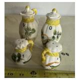 VINTAGE TABLE SET-"S&P AND VINIGAR & OIL"