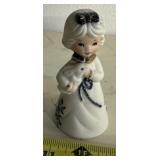 COLLECTIBLE BELL-"GIRL W/RABBIT"