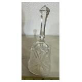 COLLECTIBLE GLASS BELL-"CLEAR"