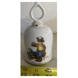 "NORMAN ROCKWELL" COLLECTOR BELL-"FRIEND IN NEED"/