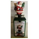 CHRISTMAS STOCKING SHELF HOOK-"SANTA"/NIB