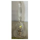 COLLECTIBLE GLASS BELL-24% LEAD CRYSTAL