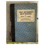 BOOK-"ONE HUNDRED BEST POEMS FOR BOYS & GIRLS"