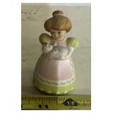 COLLECTIBLE "AVON" BELL-"LADY W/BABY"