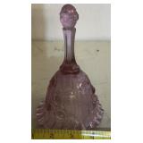 VINTAGE GLASS BELL-"LAVENDAR"