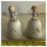(SET)COLLECTOR BELLS-"BOY & GIRL"