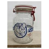 PILLSBURY DOUGHBOY COLLECTIBLE-GLASS DECANTER/
