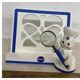 PILLSBURY DOUGHBOY COLLECTIBLE-COOKBOOK HOLDER/"