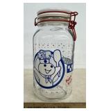 PILLSBURY DOUGHBOY COLLECTIBLE-GLASS DECANTER/