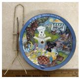 PILLSBURY DOUGHBOY COLLECTIBLE-PLATE/"THE DANBURY