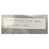 (4) "DIFFERENT" VINTAGE SODA  BOTTLE LABELS-