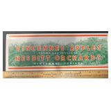 (11 COUNT) VINTAGE CRATE LABEL-VINCENNES APPLES/