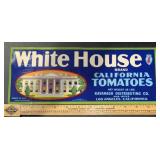 (27 COUNT) VINTAGE CRATE LABEL-WHITE HOUSE/