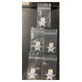 (5 COUNT) POLITICAL PIN BUTTON-"ASHLEY FOR SHERIFF