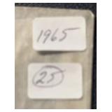 (25 COUNT) U.S. POSTAGE STAMPS-TWO CENT/"1965"