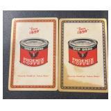 (2 COUNT) PLAYING/COUPON CARDS-"PHOENIX COFFEE"