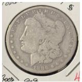 1886-O MORGAN SILVER DOLLAR (90% SILVER) (GOOD)