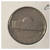 1939 JEFFERSON NICKEL ***ERROR - DOUBLE L&O IN