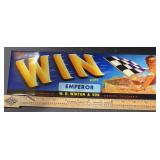 (36 COUNT) VINTAGE CRATE LABEL-WIN/EMPEROR & FLAG