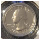 1976-S "PROOF" WASHINGTON QUARTER (40% SILVER)
