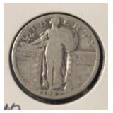 1927 STANDING LIBERTY QUARTER ***FULL DATE*** (90%