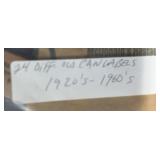 (24) "DIFFERENT" VINTAGE CRATE/VAN LABELS-"1920