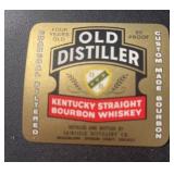 (5 COUNT) VINTAGE BOTTLE LABEL-"OLD DISTILLER"