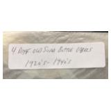 (4) "DIFFERENT" VINTAGE SODA BOTTLE LABELS-