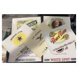 (7) "DIFFERENT" VINTAGE CIGAR BOX LABELS