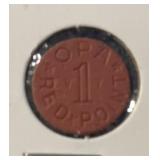 1-RED "OPA" TRANSPORTATION TOKEN