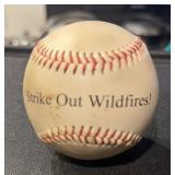 SOUVENIOR BASEBALL-"SMOKEY THE BEAR"