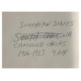 (9) "DIFFERENT" CANCELLED CHECKS-"SOUTHERN STATES"